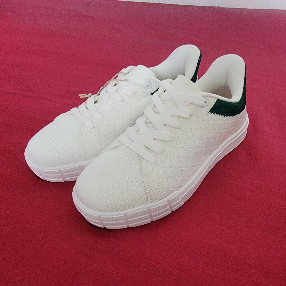 STQ Slip on Fashion Sneakers - Breathable Business Casual Shoes Knit Lightweight